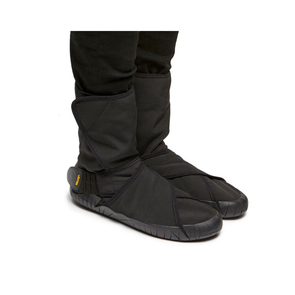 Vibram Furoshiki Mens Boots - Black - New Yorker Mid - 45168-NEPW